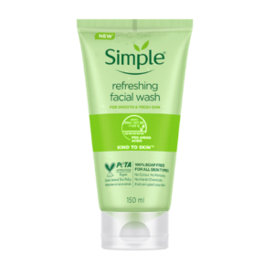 Simple Kind To Skin Refreshing Facial Wash Gel 150ml