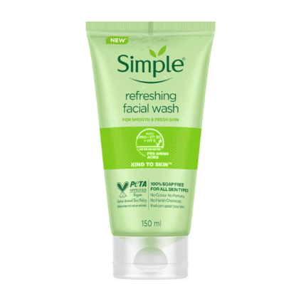 Simple Kind To Skin Refreshing Facial Wash Gel 150ml