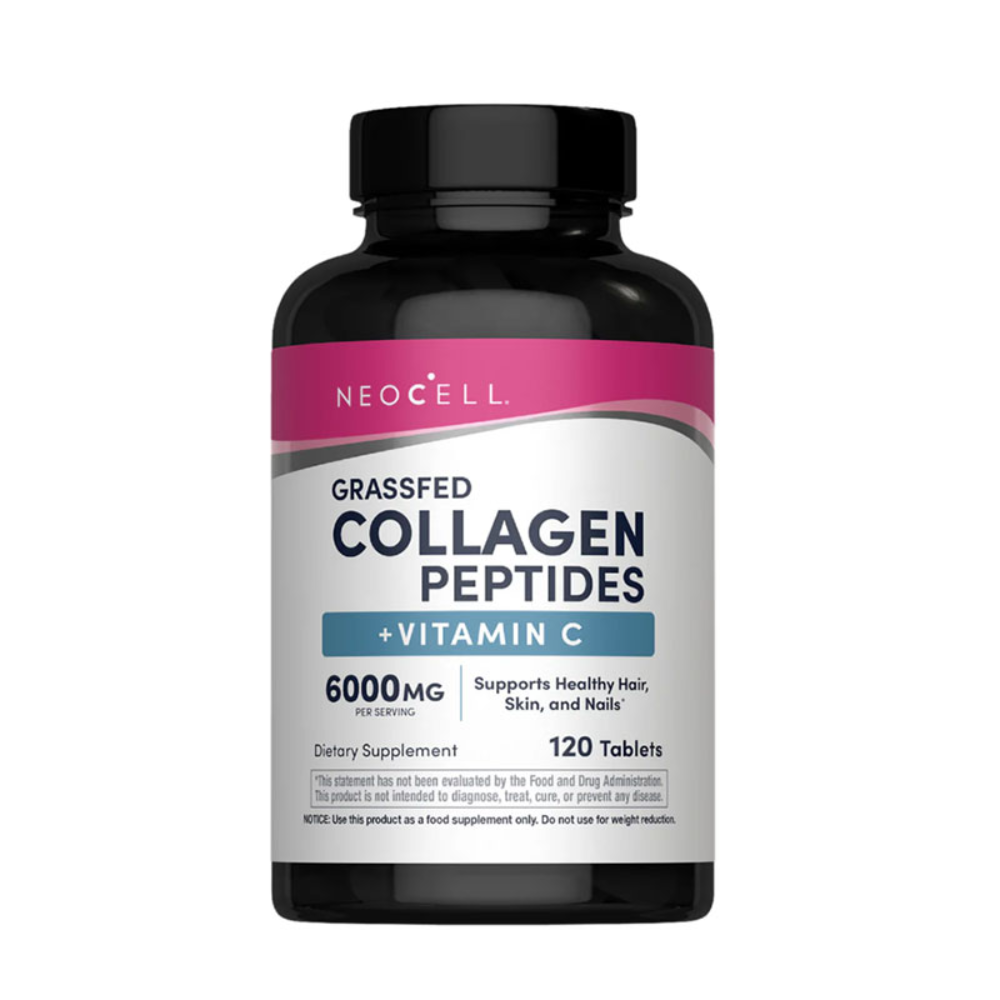 NeoCell Grassfed Collagen Peptides + C 6000 mg – 120 Tablets