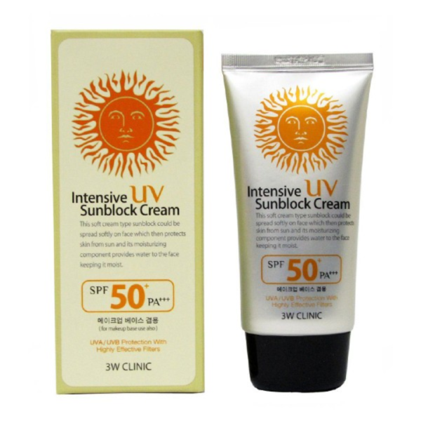 3W Clinic Intensive UV Sunblock Cream SPF50 PA+++ (70ml)