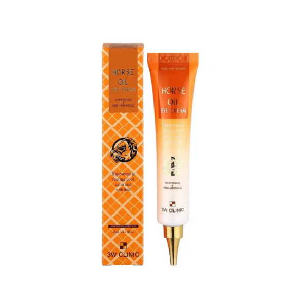 3W Clinic Horse Oil Eye Cream Whitening And Anti Wrinkle 40ml