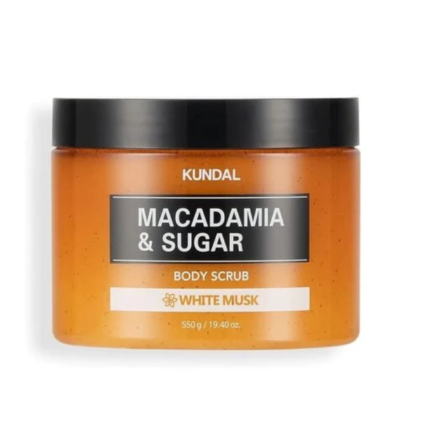 KUNDAL Macadamia & Sugar Body Scrub White Musk 550g