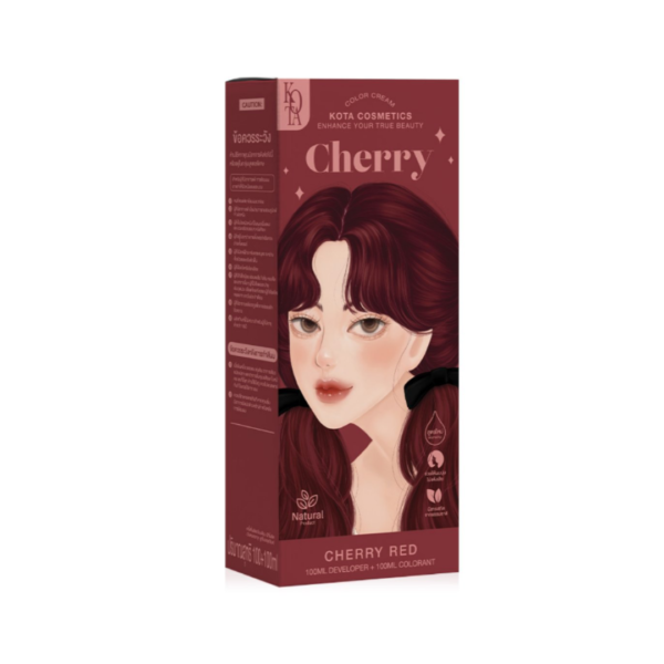 Kota Cosmetics Hair Color Cream Cherry - Cherry Red