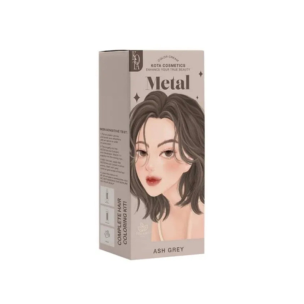 Kota Cosmetics Hair Color Cream Metal - Ash Grey