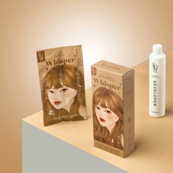 Kota Cosmetics Hair Color Cream WHISPER-Light Ash Blonde